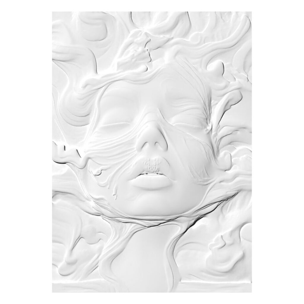 Pannello decorativo scultura