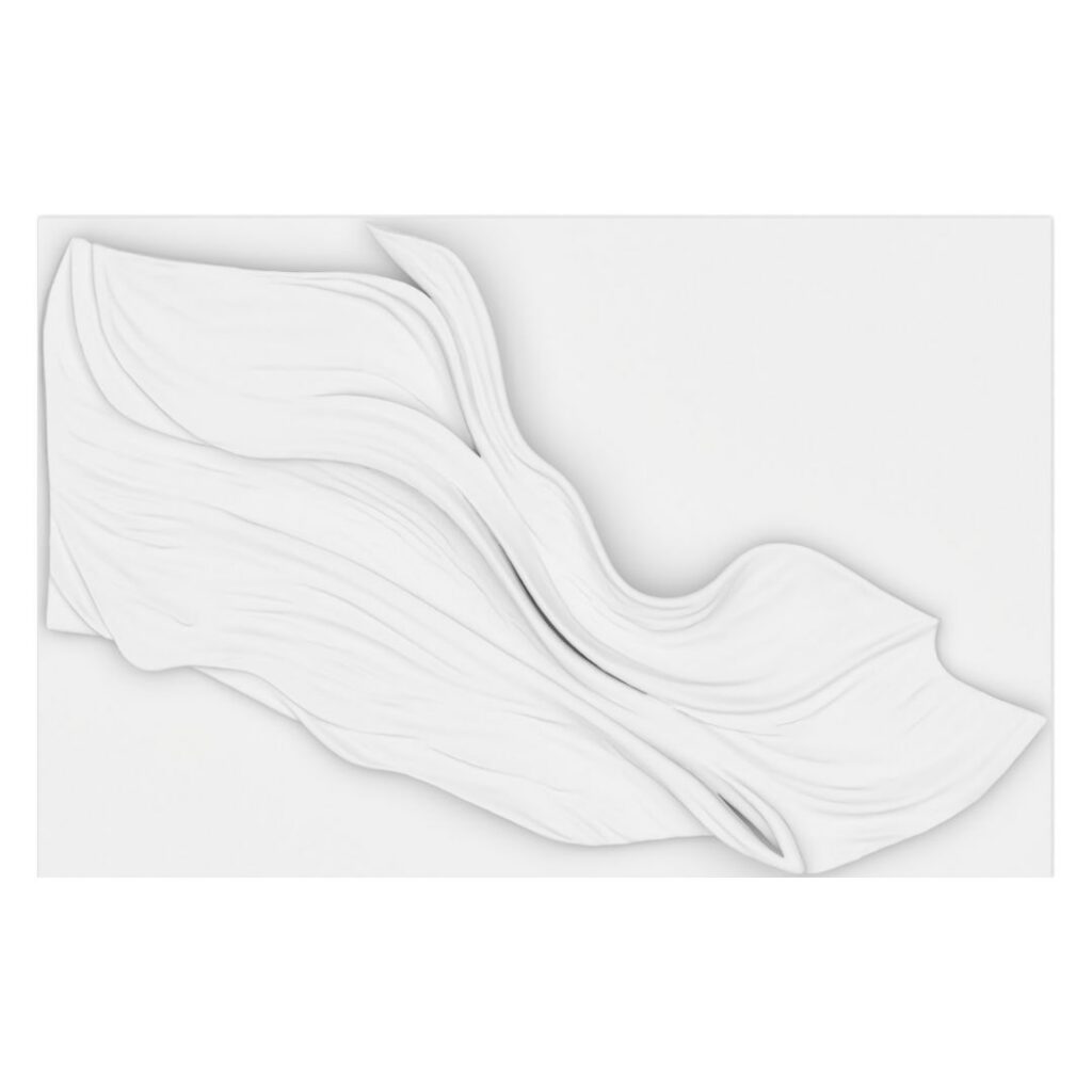 Pannello decorativo a onde morbide