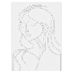 Pannello decorativo volto femminile