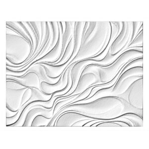 Pannello decorativo materico fluido